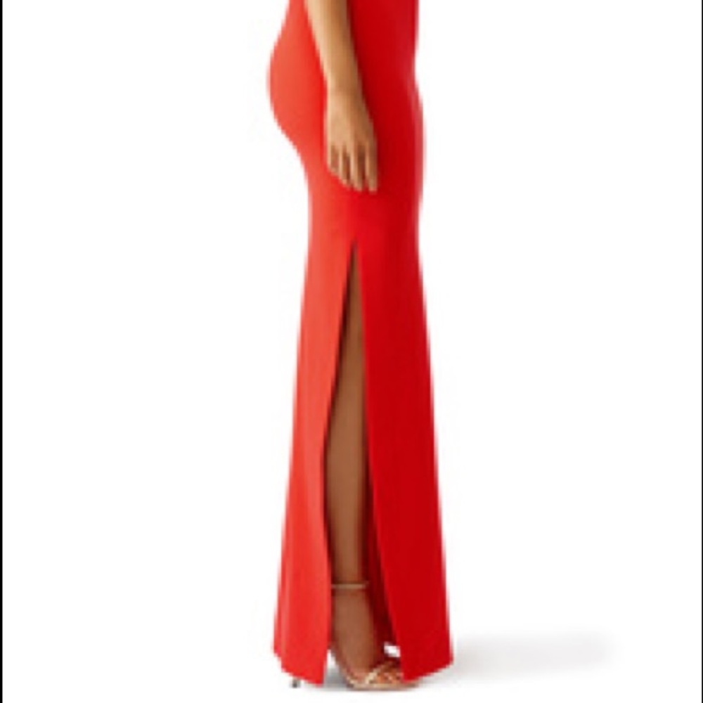 NICHOLAS Red Prom Dress - Picture 2 of 8